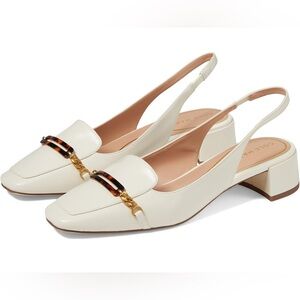 Cole Haan Cream Slingback Loafers